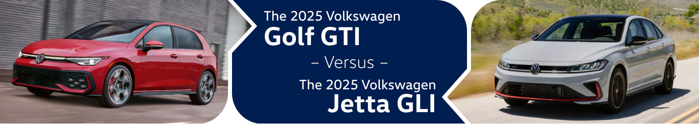2025 VW Golf GTI vs 2025 VW Jetta GLI Comparison in Columbus, OH