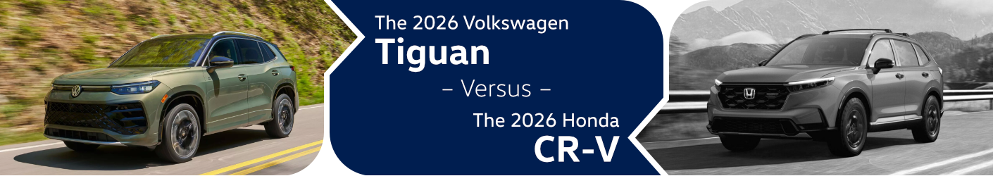 2026 Volkswagen Tiguan vs 2026 Honda CR-V Comparison in Columbus, OH