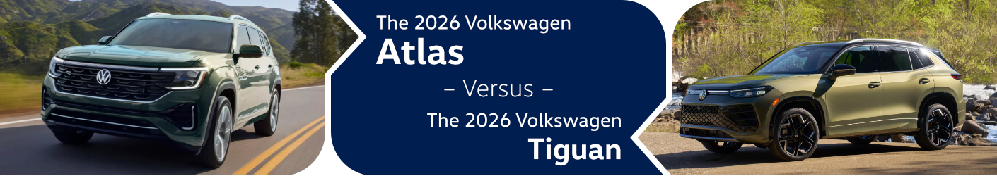 2026 Volkswagen Atlas vs 2026 Volkswagen Tiguan Comparison in Columbus, OH
