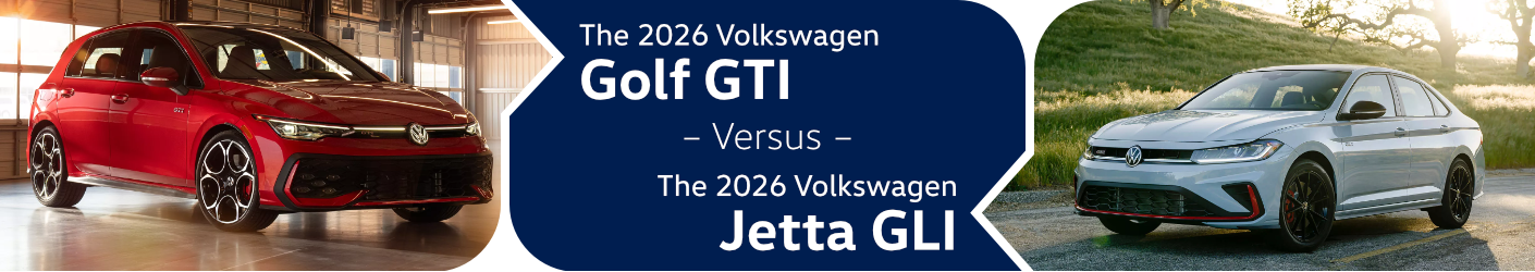 2026 VW Golf GTI vs 2026 VW Jetta GLI Comparison in Columbus, OH