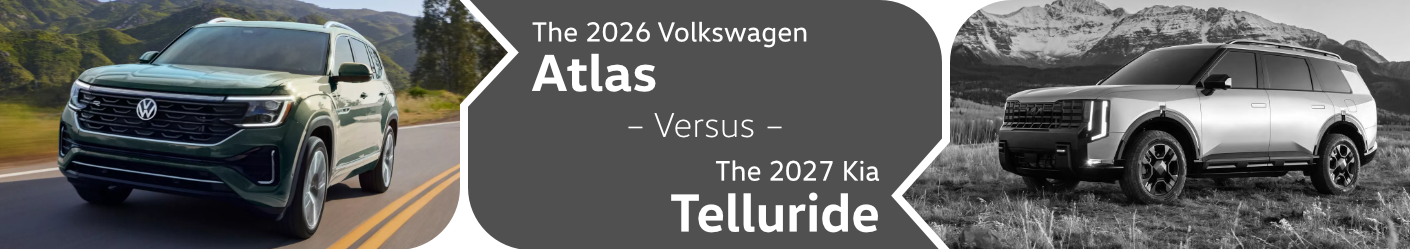 2026 Volkswagen Atlas vs 2026 Kia Telluride Comparison in Columbus, OH