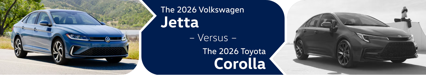 2026 Volkswagen Jetta vs 2026 Toyota Corolla Comparison in Columbus, OH
