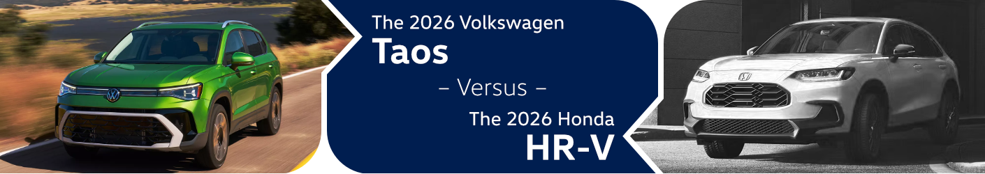 2026 Volkswagen Taos vs 2026 Honda HR-V Comparison in Columbus, OH