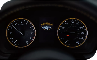 CPO Subaru Crosstrek Wilderness Speedometer