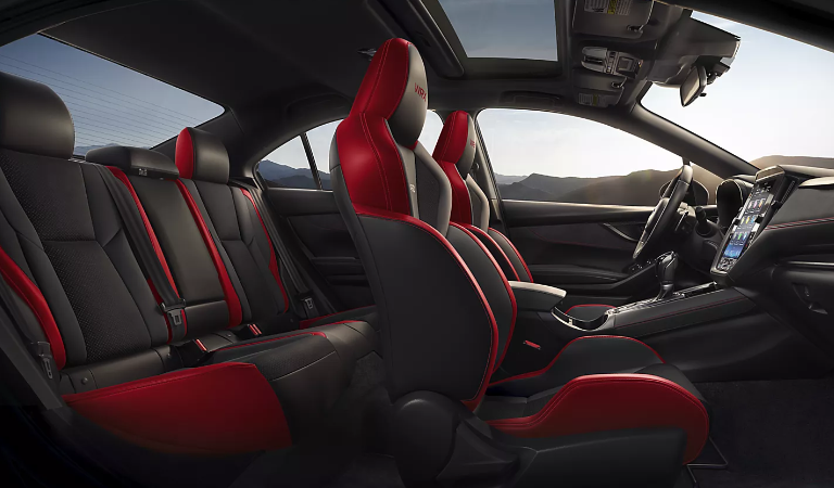 2026 Subaru WRX interior design and layout