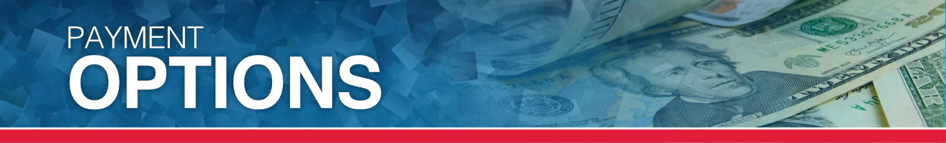Finance options banner image Finance options at Byers Imports