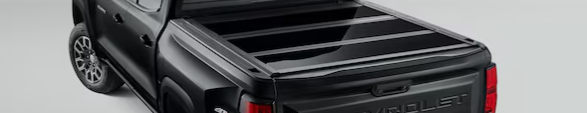 Photograph of a genuine Chevrolet Bed Rails.