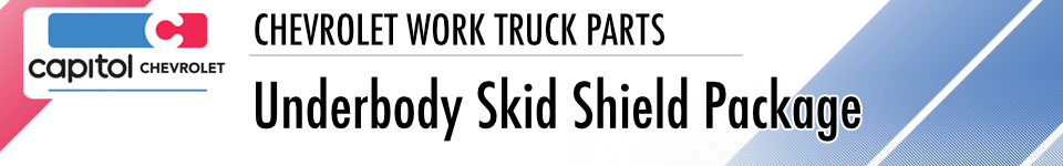 Work Truck Underbody Skid Shield Package at Capitol Chevrolet in Salem, OR