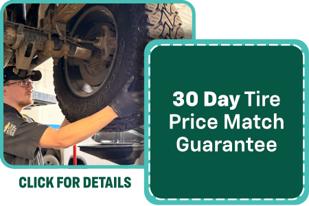 Price Match Guarantee on Tires offer clickable image