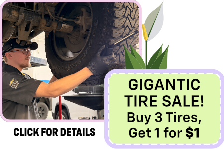 Buy 3 Tires, Get 1 for $1 on Select Tires With Installation offer clickable image