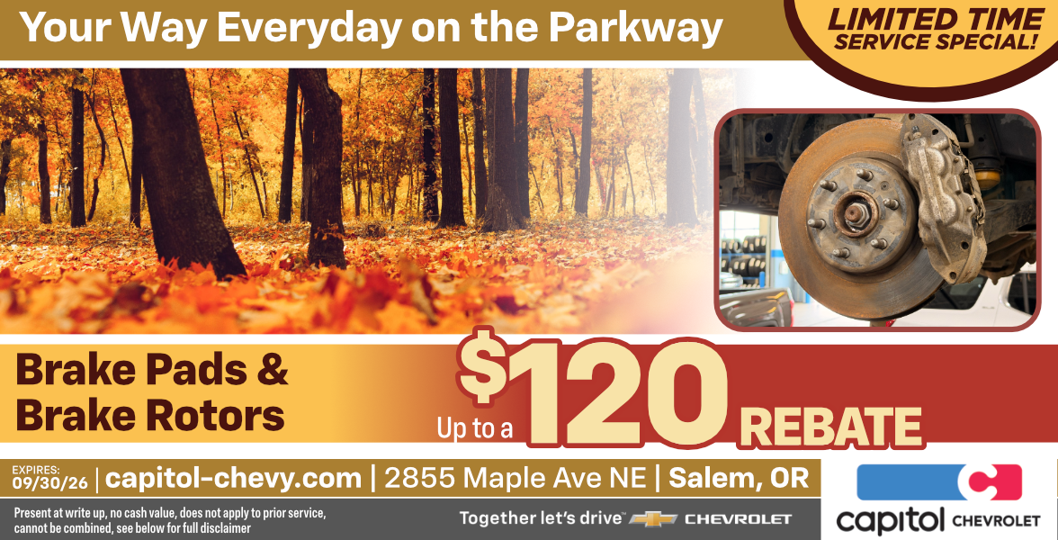 Brake Rotors Offer | Expires 9/30/26