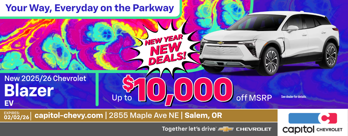 New 2025/2026 Chevrolet Blazer EV Up to $10,000 off MSRP