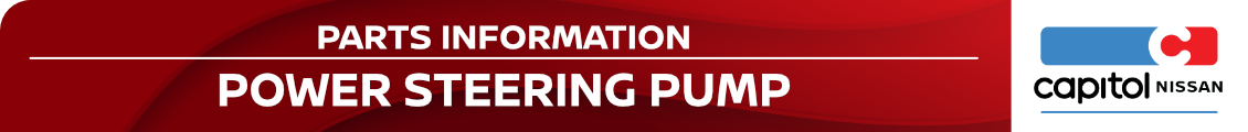 Nissan Power Steering Pump Parts Information