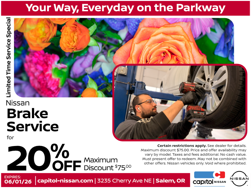Brake Service Offer | Expires: 5/08/2026