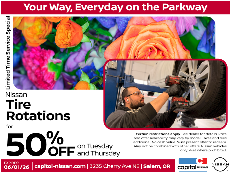 Tire Rotations Offer | Expires: 6/01/2026