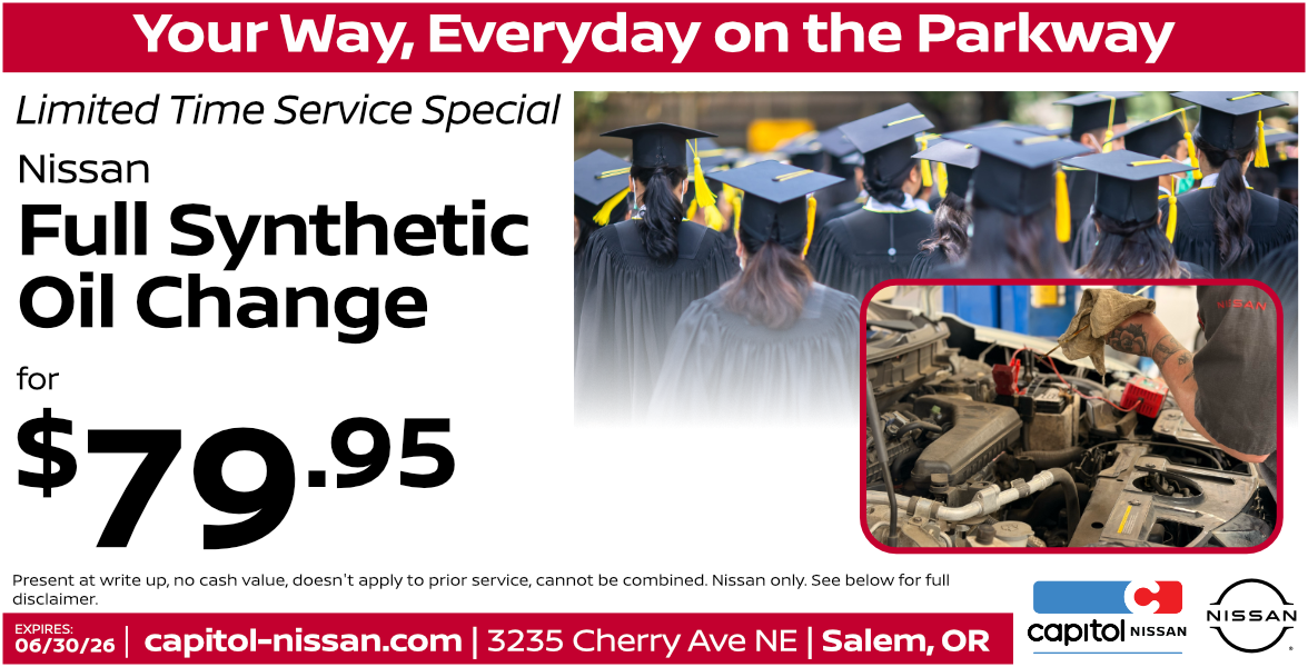 Synthetic Oil & Filter Change Offer | Expires: 6/30/2026