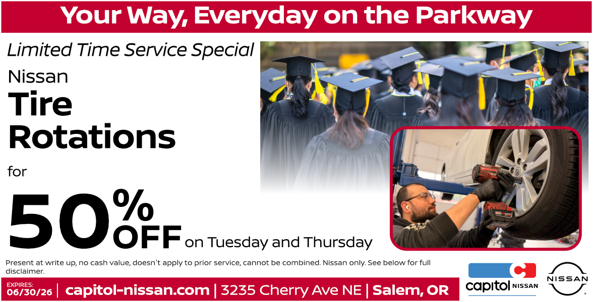 Tire Rotations Offer | Expires: 6/30/2026