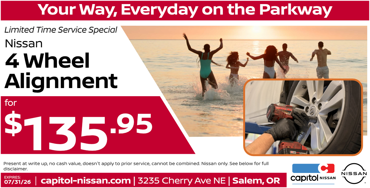 4 Wheel Alignment | Expires: 6/30/2026