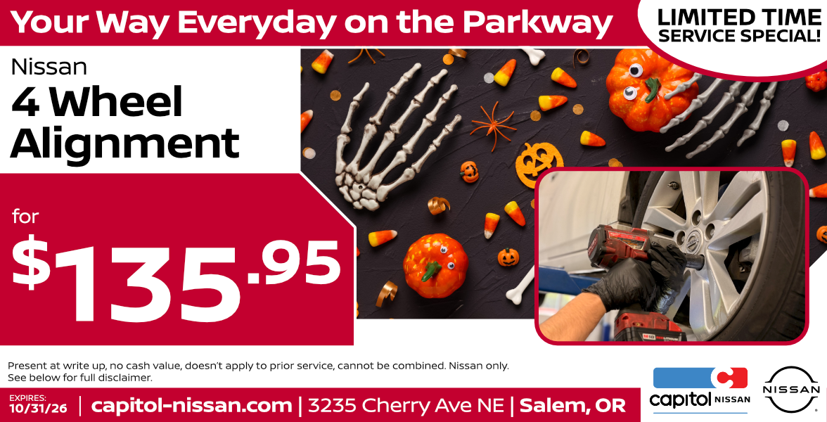 4 Wheel Alignment | Expires: 10/31/2026