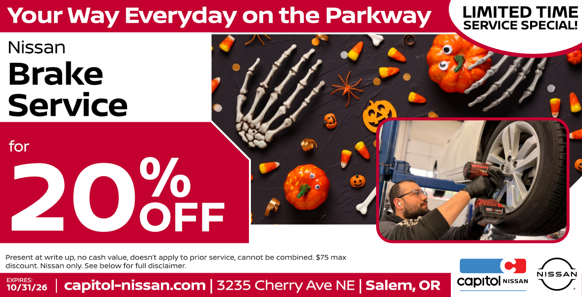 Brake Service Offer | Expires: 10/31/2026