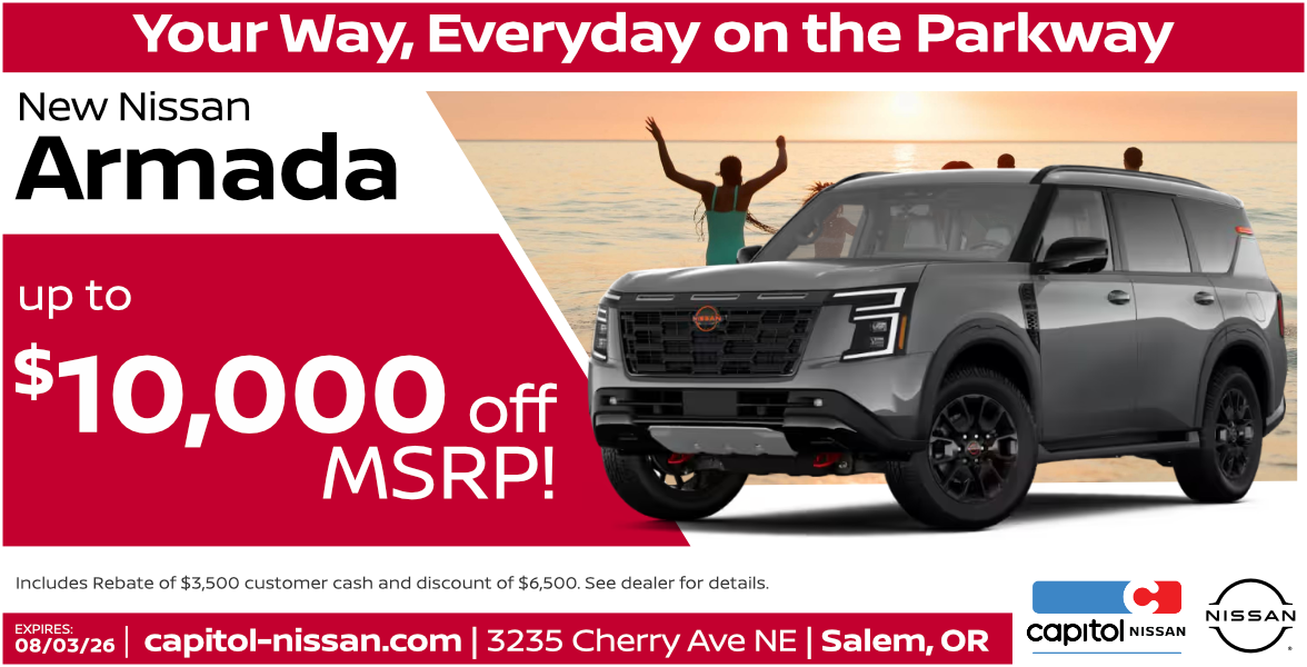 New Nissan Armada Up to $10,000 off MSRP