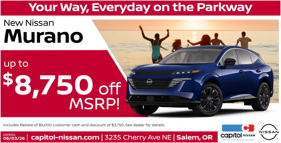 New Nissan Murano Up to $8,750 off MSRP