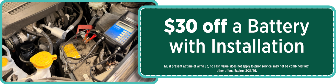 Battery with Installation | Expires: 3/31/26