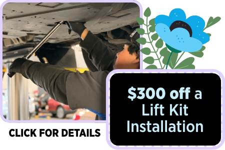 Lift Kit Installation | $300 off Installation | Click for details offer image