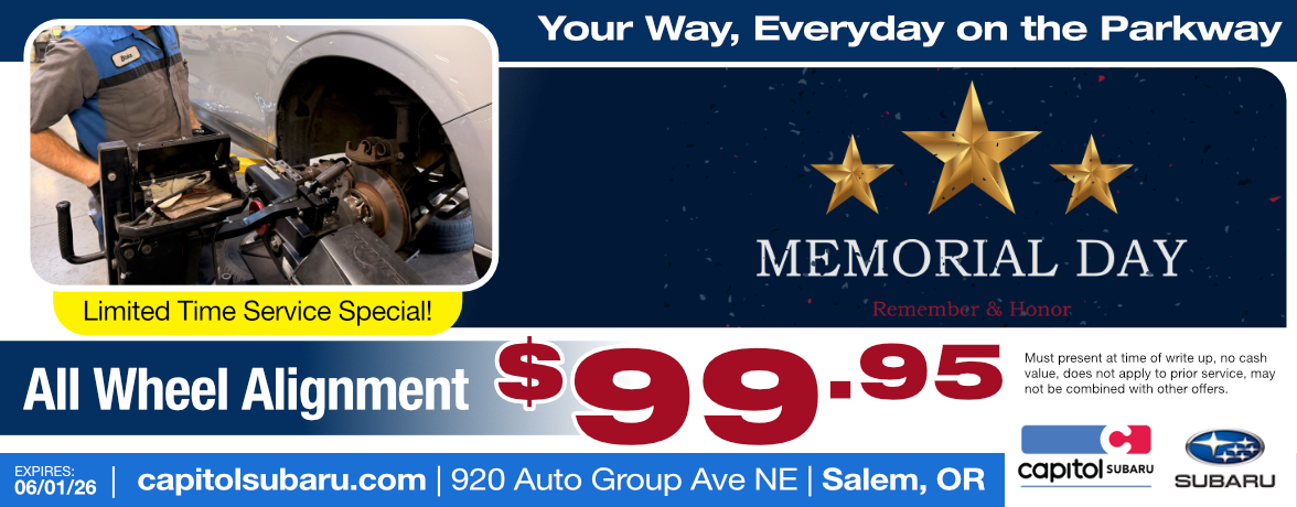 All Wheel Alignment Service | Click for details offer image
