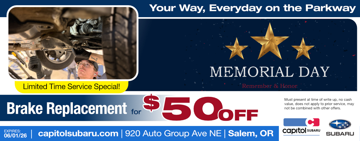 Brake Replacement Service | Click for details offer image