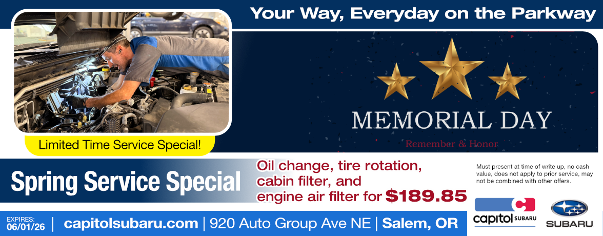 Spring Service Special | Click for details offer image