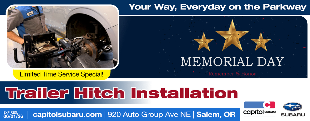 Trailer Hitch Installation Service | Click for details offer image