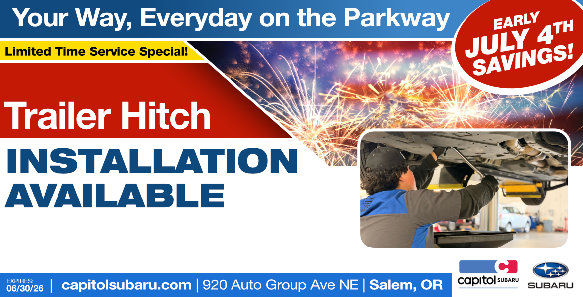 Subaru Trailer Hitch Installation Available
