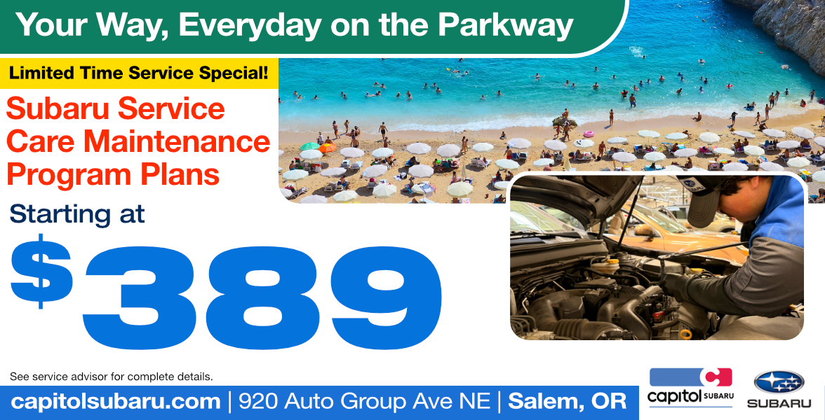 Subaru Service Care Prepaid Maintenance Program | Plans starting at $369