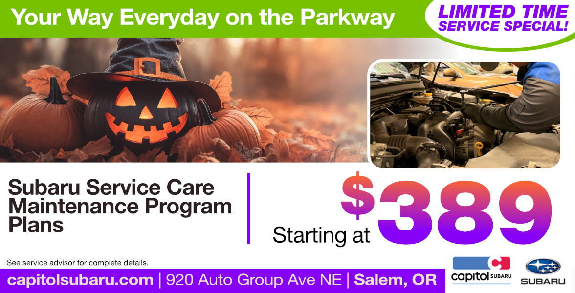 Subaru Service Care Prepaid Maintenance Program | Plans starting at $369
