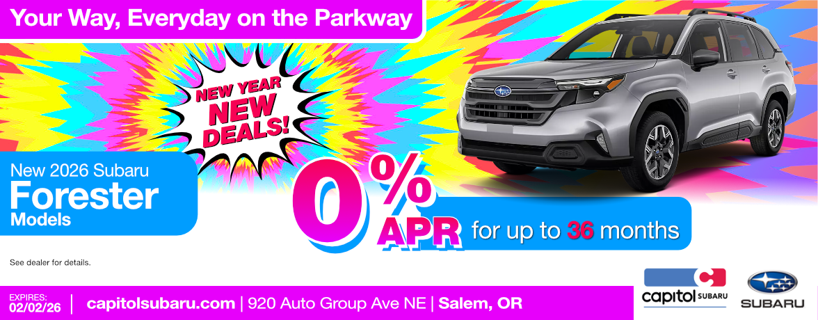 New 2026 Subaru Forester Models | 0% for up to 36 months | Expires 2/02/26