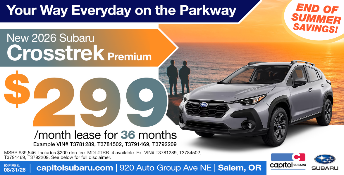 New 2026 Subaru Crosstrek Premium special offers