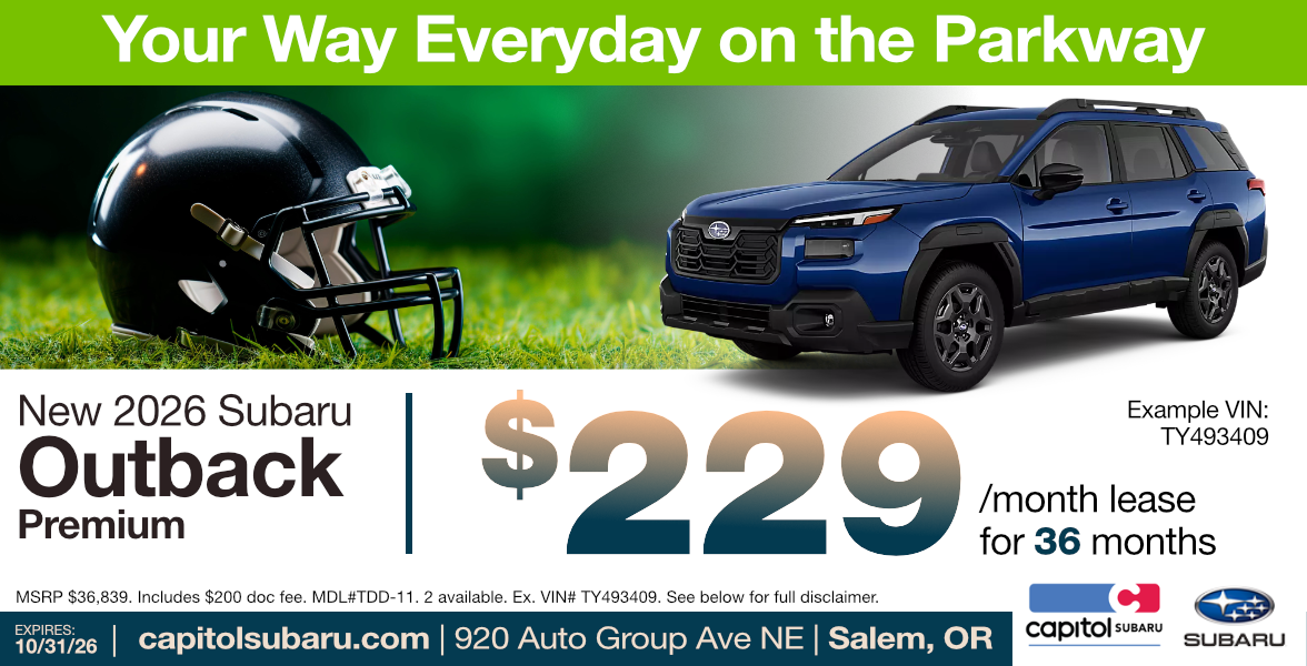 New 2026 Subaru Outback Premium Models special offer