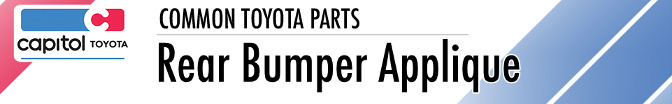 Toyota&nbsp;Rear Bumper Applique&nbsp;Information