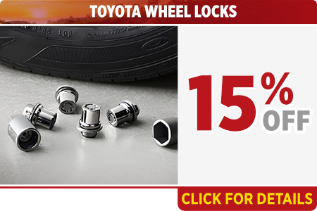 Toyota Wheel Locks offer clickable image
