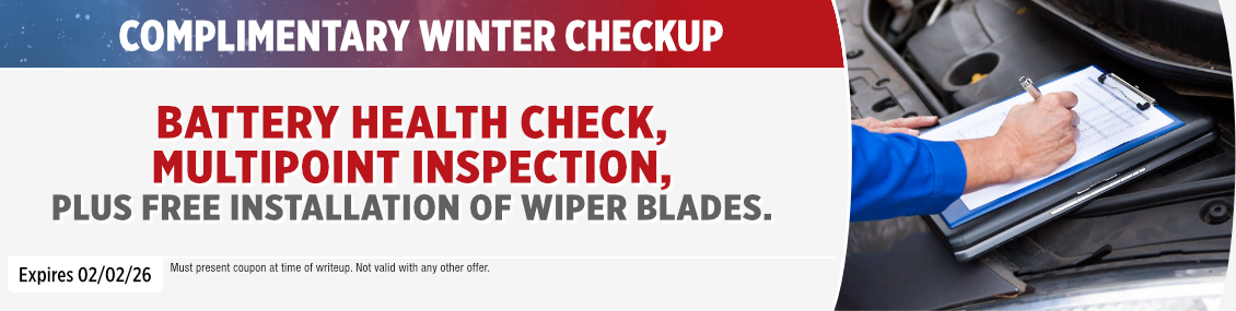Complimentary Winter Checkup