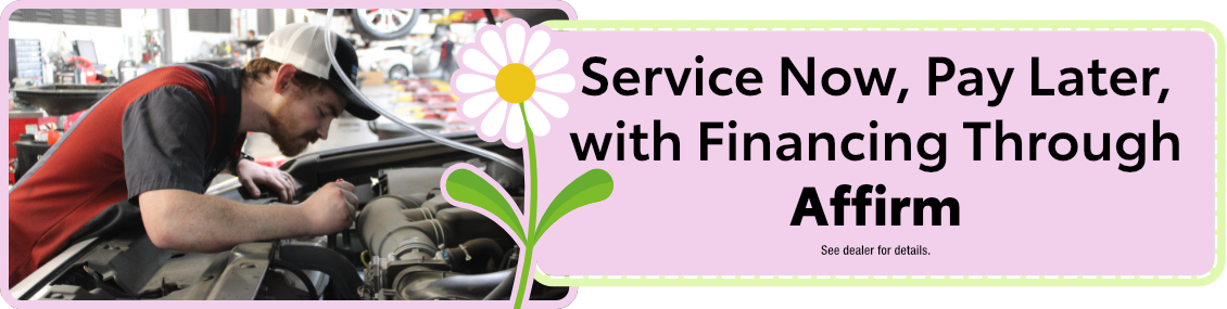 Service Now, Pay Later, with Financing Through Affirm