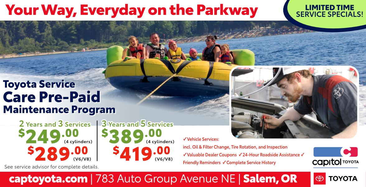 Toyota Service Care Pre-Paid Maintenance Program