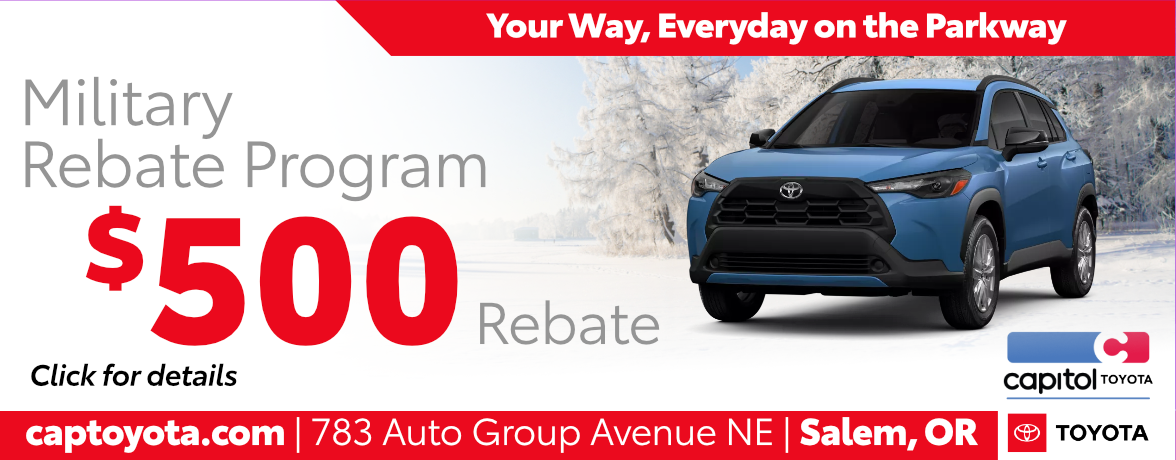 Military Rebate Program clickable image