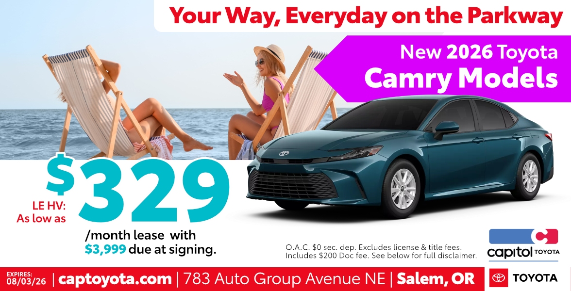 New 2026 Toyota Camry Models special savings offers