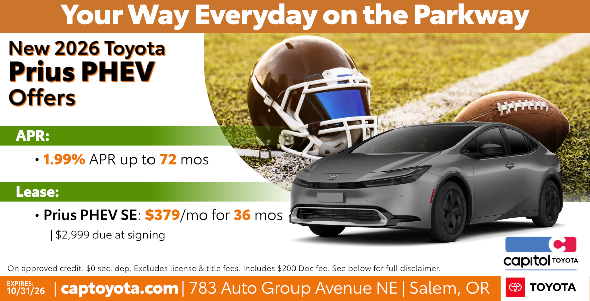New 2026 Toyota Prius PHEV special savings offers