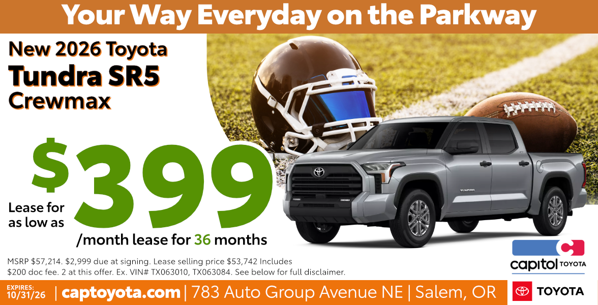 New 2026 Toyota Tundra SR5 Crewmax Models special savings offers