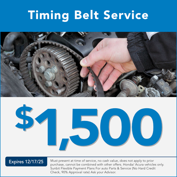 Timing Belt Service Special in Great Falls, Montana expires 12/17/25