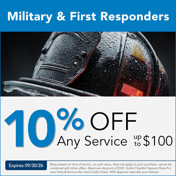 Military and First Responders Service Special in Great Falls, Montana expires 9/30/26