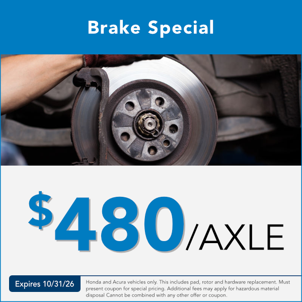 Brake Special in Great Falls, Montana expires 10/31/26